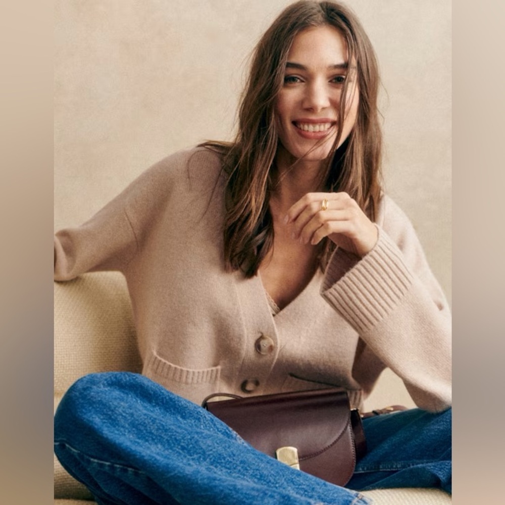 NWT Sezane Jady Cardigan - Picture 2 of 3